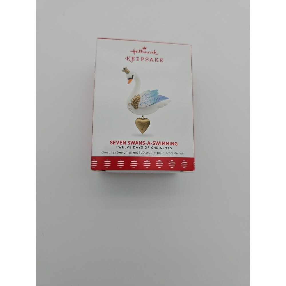 Hallmark Keepsake 2017 Seven Swans-a-Swimming Twelve Days of Christmas Ornament